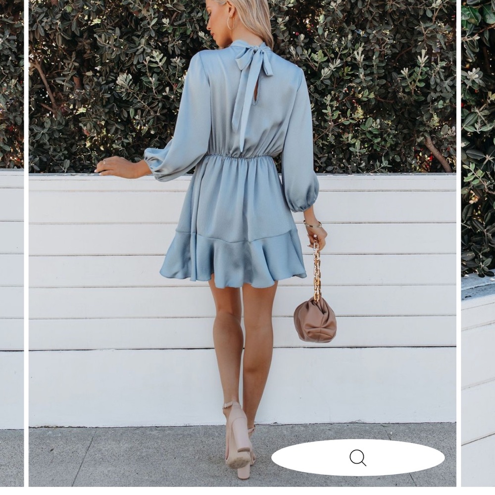NWT Vici Call Me Angel Textured Satin Dress